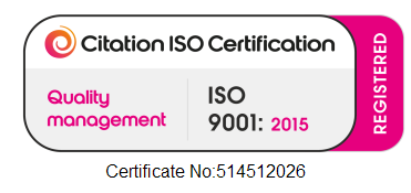 ISO Accreditation logo.