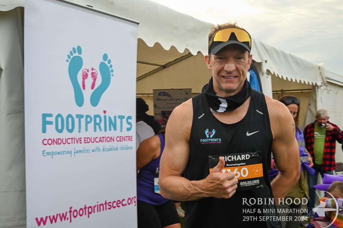 Richard at Robin Hood Marathon 2024